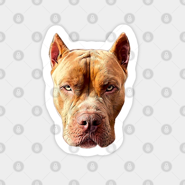 American Bully Pitbull Dog Sticker by ElegantCat